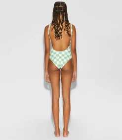 Discount Maillot De Bain Une Piece Parmela Barbie Menthe Femme Maillots De Bain