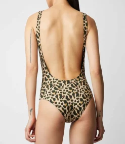 Maillot De Bain Une Piece Pamela Leopard Femme Maillots De Bain