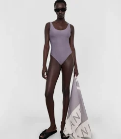 Outlet Maillot De Bain Une Piece Jace Violet Femme Maillots De Bain