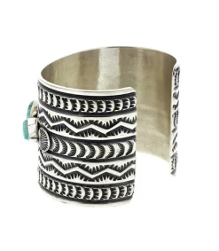 Online Manchette Gravee 5 Turquoises Femme Manchettes