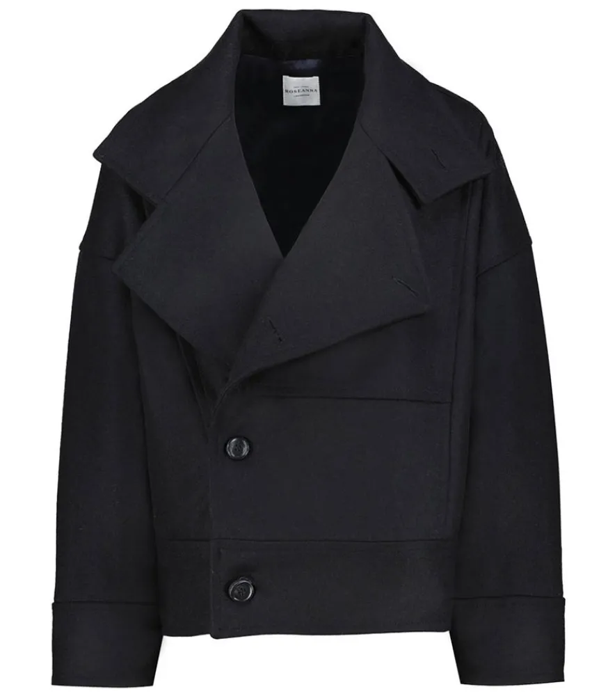 Best Manteau Luxe Craig Noir Femme Manteaux & Vestes