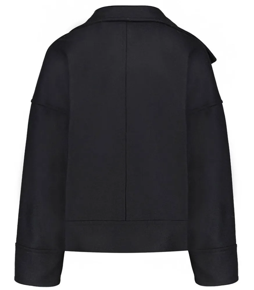 Best Manteau Luxe Craig Noir Femme Manteaux & Vestes