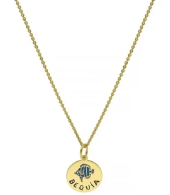 Sale Medaille Bequia Sur Lien Et Chaine Femme Colliers