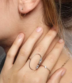 Online Mini Creole Tourbillon Diamant Solo Femme Boucles D'Oreilles