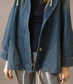 Sale Mini Parka Denim 5 Years Old Femme Manteaux & Vestes