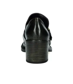 New Mocassins A Talons Patrizia Cuir Kaki Femme Mocassins