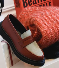 New Mocassins En Cuir Classic Type 5 Femme Mocassins