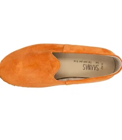 Discount Mocassins Classique Homme Cuir Suede Mandarine Homme Mocassins