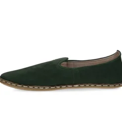 New Mocassins Classique Homme Nubuck Vert Homme Mocassins
