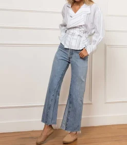 New Mocassins Classique Cuir A Poils Beige Femme Mocassins