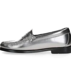 Best Mocassins Weejun Penny Loafer Argent Femme Mocassins