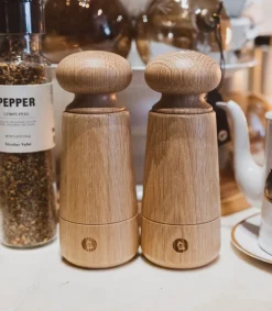 New Moulin A Sel Et A Poivre En Chene Salières & Poivrières