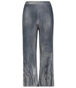 Sale Pantalon A Cotes Femme Bas