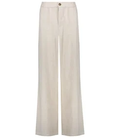 Clearance Pantalon Alba Lin Beige Femme Bas