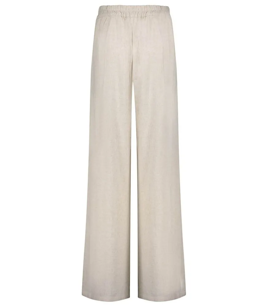 Clearance Pantalon Alba Lin Beige Femme Bas