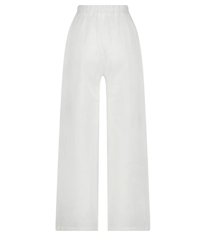 Hot Pantalon Alba Naturel Femme Bas