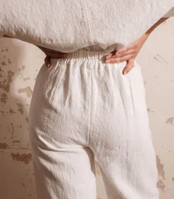 Hot Pantalon Alba Naturel Femme Bas