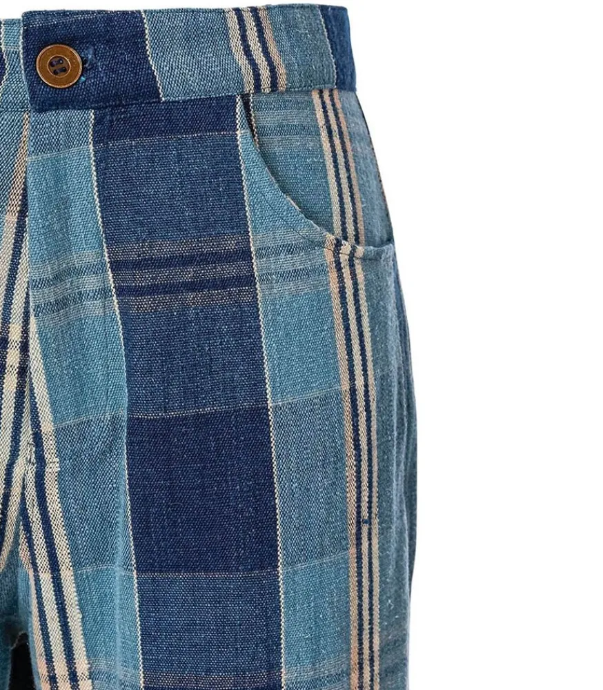 Hot Pantalon Bunny Sky Plaid Femme Bas