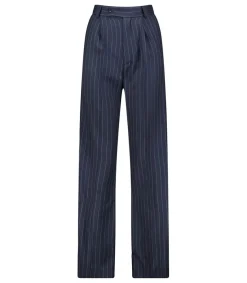New Pantalon Cesare Navy Stripes Femme Bas