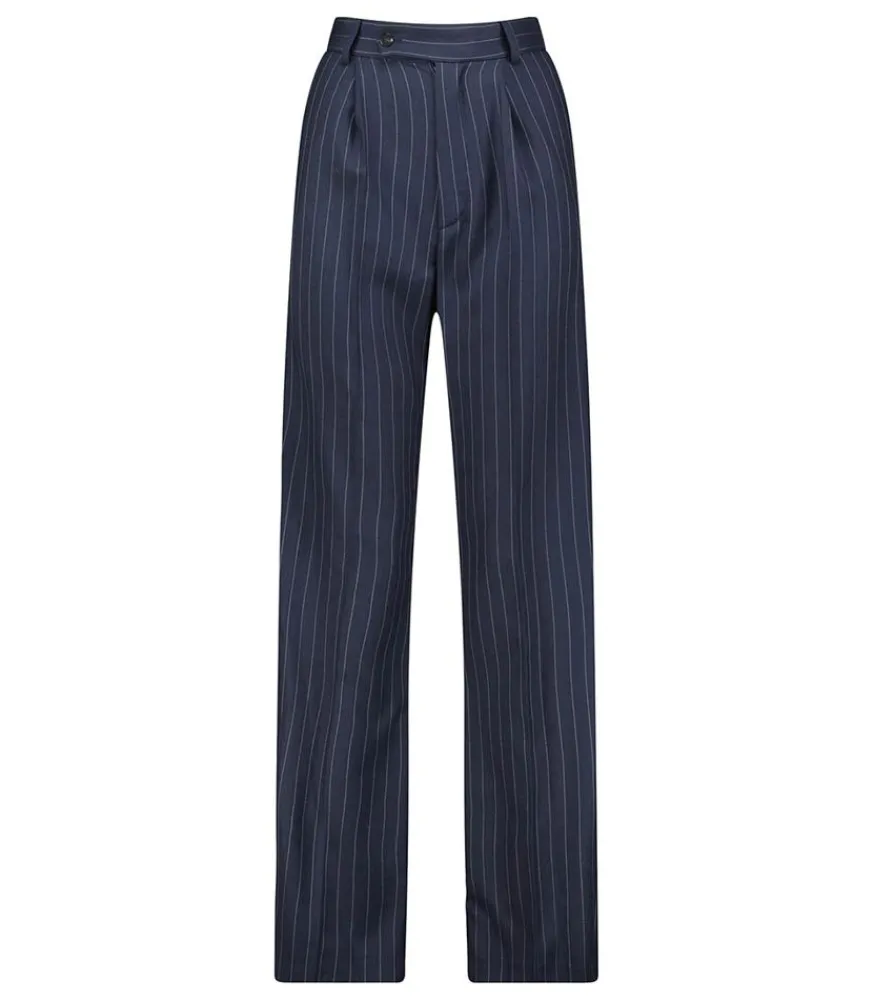 New Pantalon Cesare Navy Stripes Femme Bas