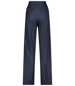 New Pantalon Cesare Navy Stripes Femme Bas