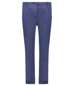 Sale Pantalon Chino Fold New Bleu Femme Bas