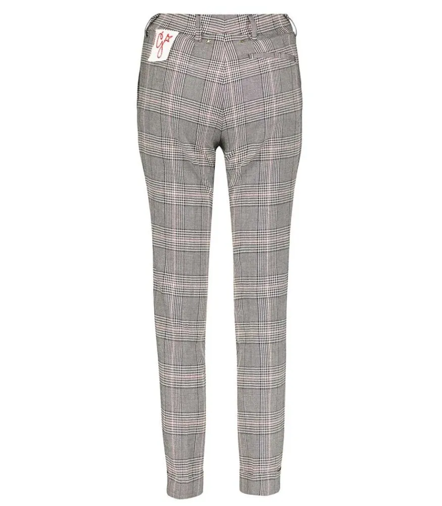 Hot Pantalon Cigarette Golden Collection Prince De Galles Femme Bas