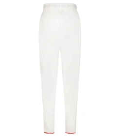 New Pantalon Contemporary Popeline Blanc Femme Bas
