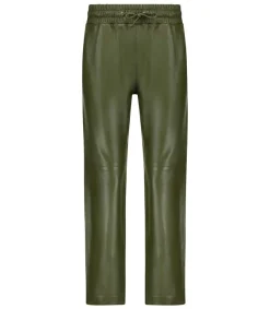 Best Pantalon En Cuir Kaki Femme Bas