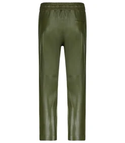 Best Pantalon En Cuir Kaki Femme Bas