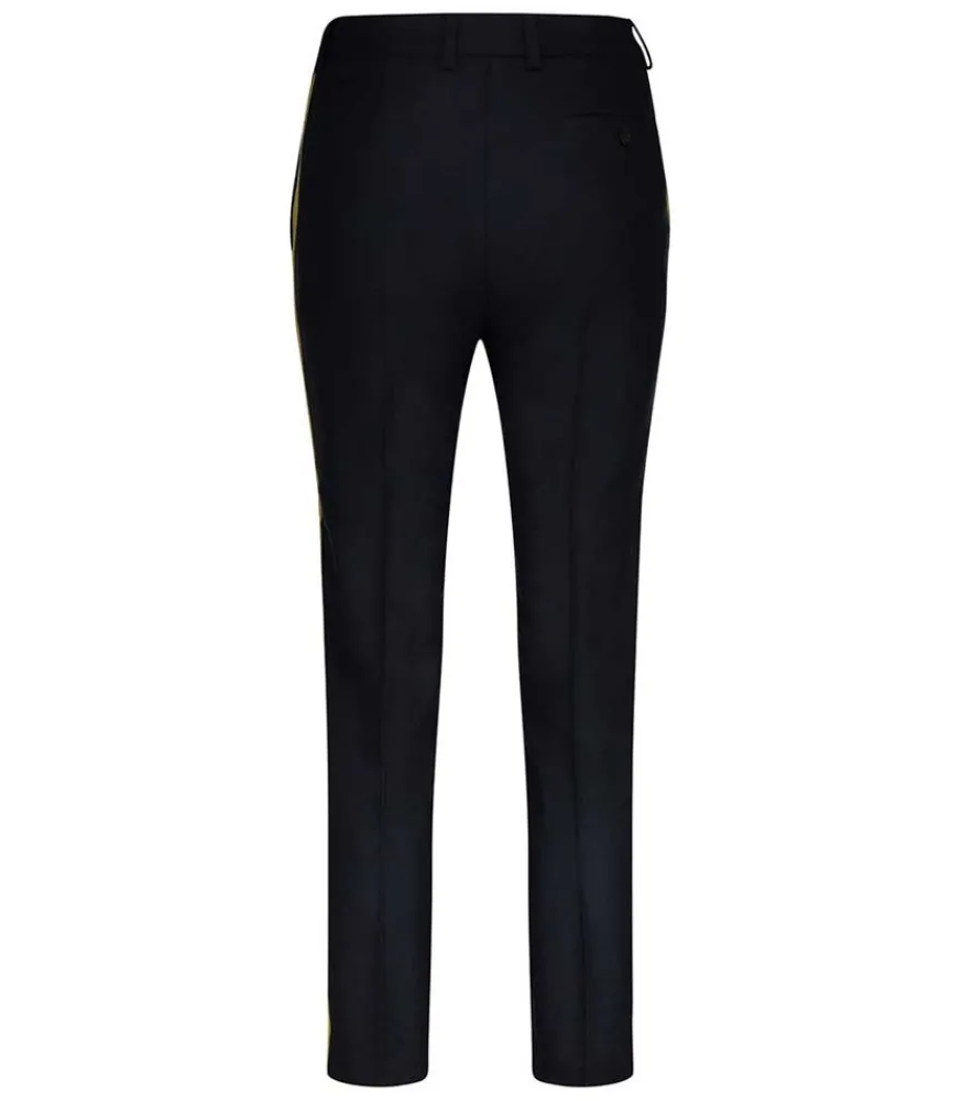 Clearance Pantalon Feutre A Bandes Algisa Garconne Femme Bas