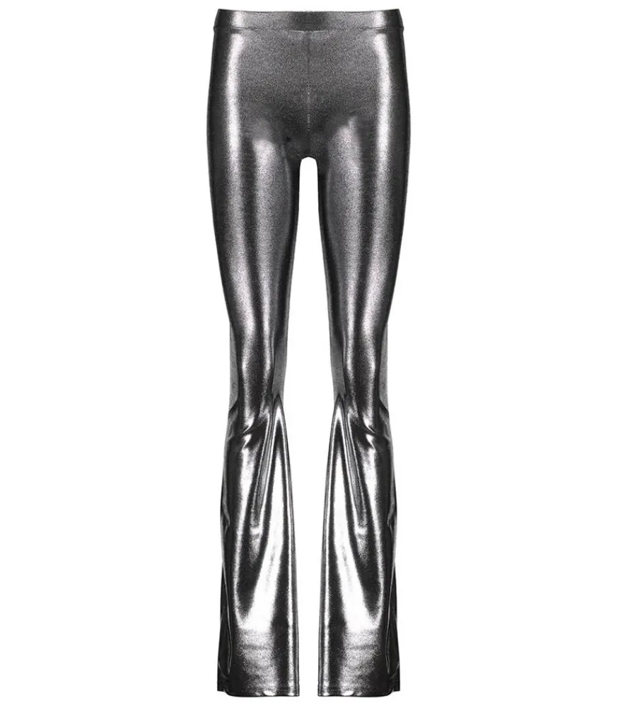 Clearance Pantalon Glitter Patte D'Elephant Silver Femme Bas