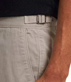 Outlet Pantalon Homme Fallon Stretch-Cotton Seal Grey Homme Pantalons