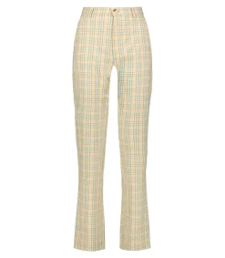 Discount Pantalon Rayssa Checks Femme Bas