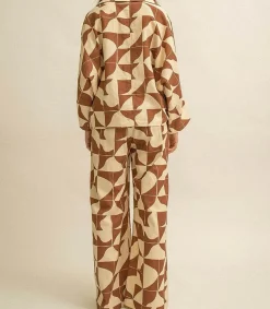 New Pantalon Tamara Imprime Seventies Femme Bas