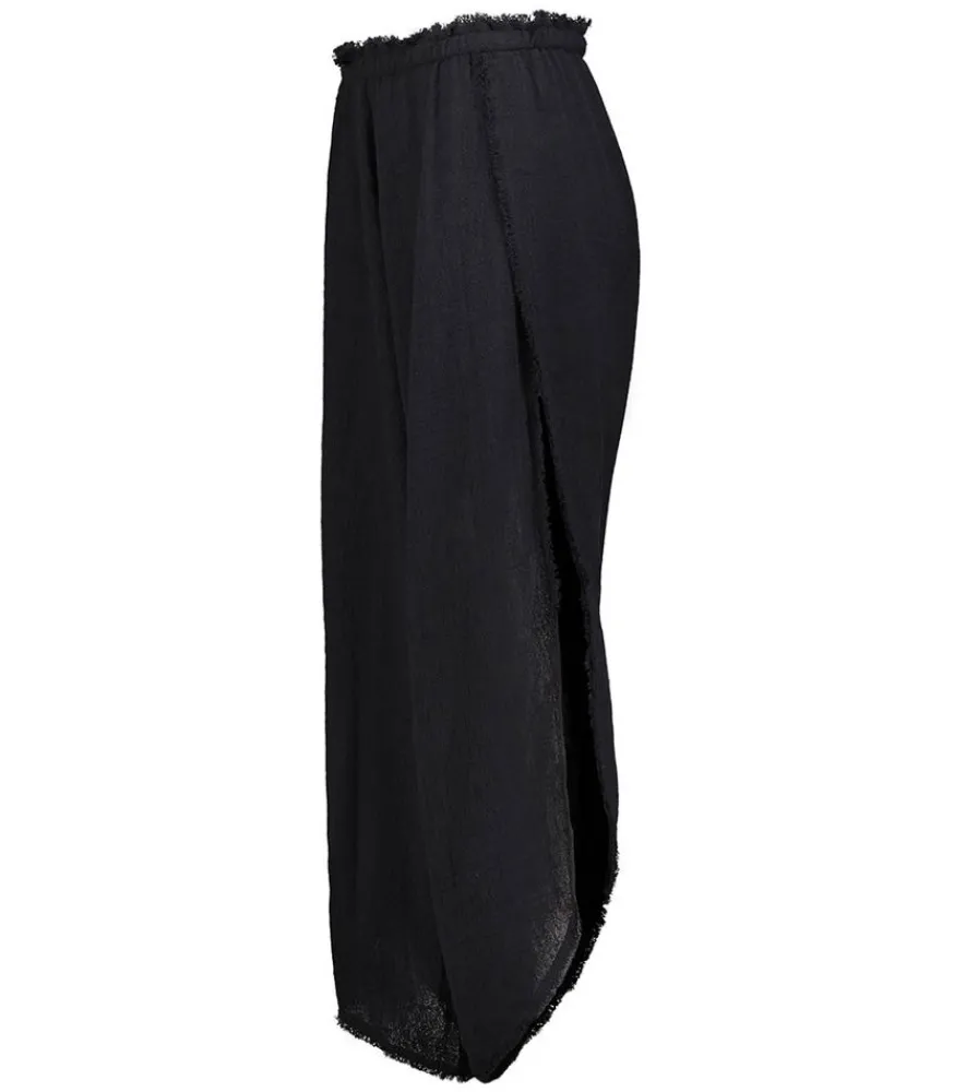 Hot Pantalon Xubue Noir Femme Bas