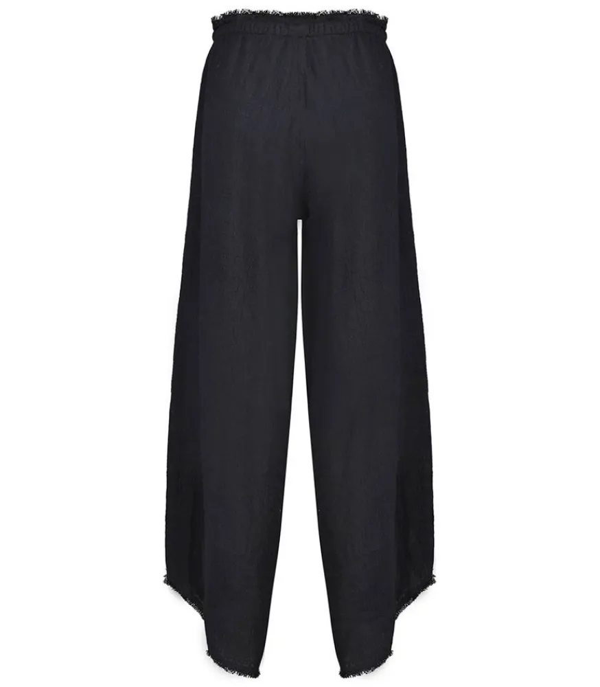Hot Pantalon Xubue Noir Femme Bas