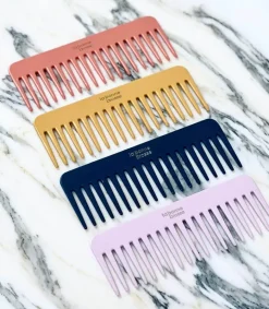 Sale Peigne Demelant Bleu Encre Femme Accessoires Cheveux