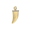 Best Pendentif Corne Or Jaune Saphir Gris Femme Pendentifs