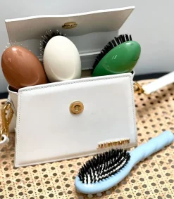 Petite Brosse N.02 L'Indispensable Bleu Ciel Femme Accessoires Cheveux