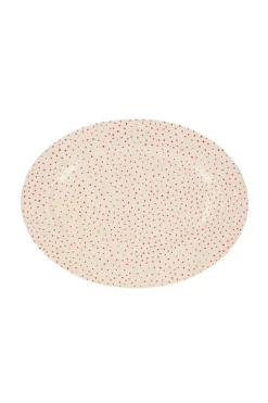 Sale Plat En Ceramique "Pois Rouges" Assiettes & Plats