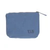 Pochette Zippee Toile Bleu X Jane De Boy Femme Pochettes