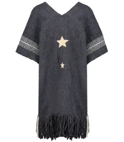 Discount Poncho Bicolore Long Femme Manteaux & Vestes