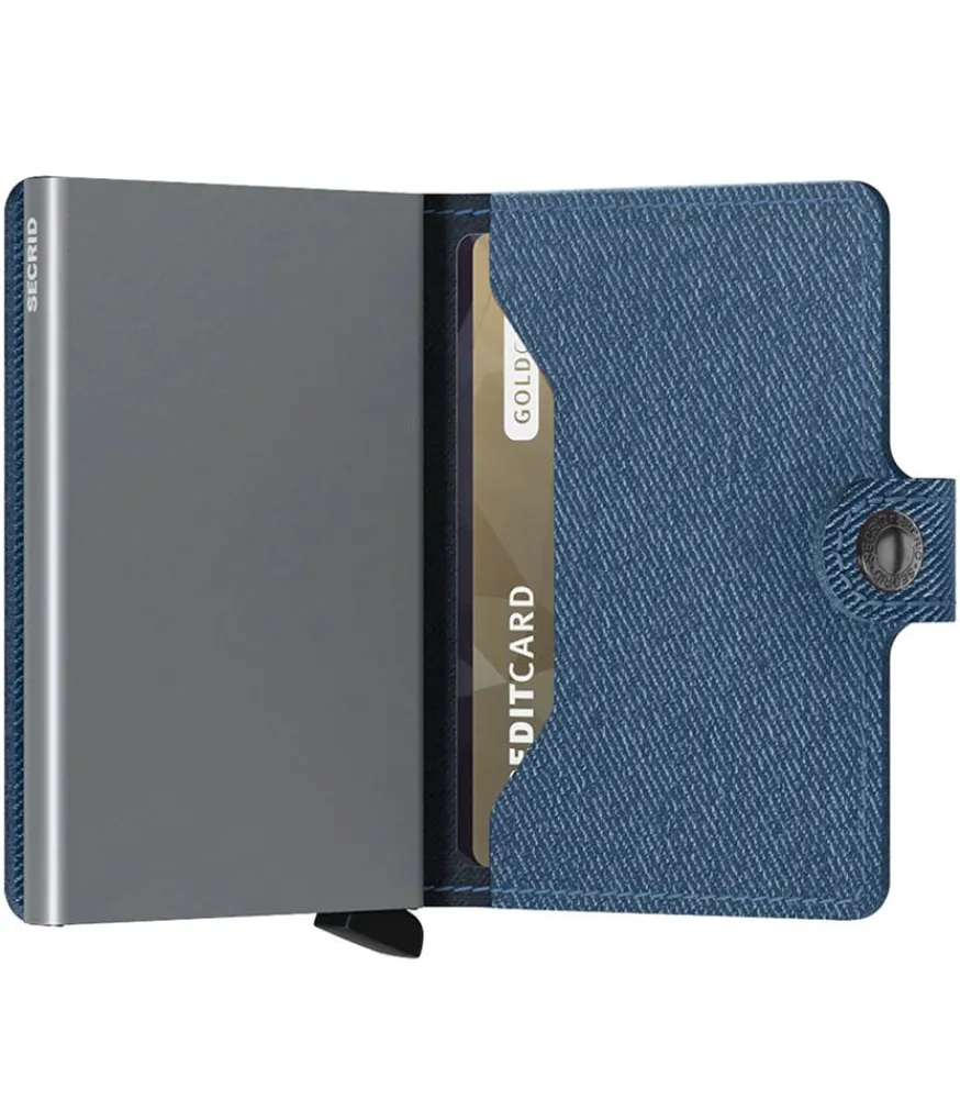 Online Porte-Carte Miniwallet Twist Jeans Blue Femme Petite Maroquinerie