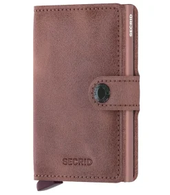 Online Porte-Carte Miniwallet Vintage Mauve Femme Petite Maroquinerie