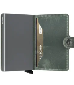 Discount Porte-Carte Miniwallet Vintage Sage Femme Petite Maroquinerie