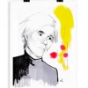 Online Portrait W1 Andy Warhol 56 X 76 Cm Affiches & Tableaux