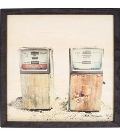 Hot Poster Station Essence Avec Encadrement Noir Affiches & Tableaux