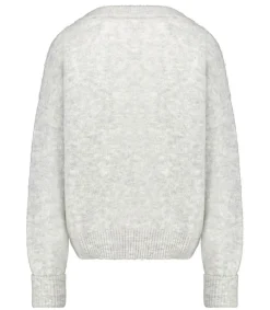 Sale Pull Col Bateau Vitow Gris Clair Chine Femme Mailles & Sweats