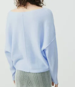 Hot Pull Damsville Manches Longues Col Bateau Alaska Femme Mailles & Sweats